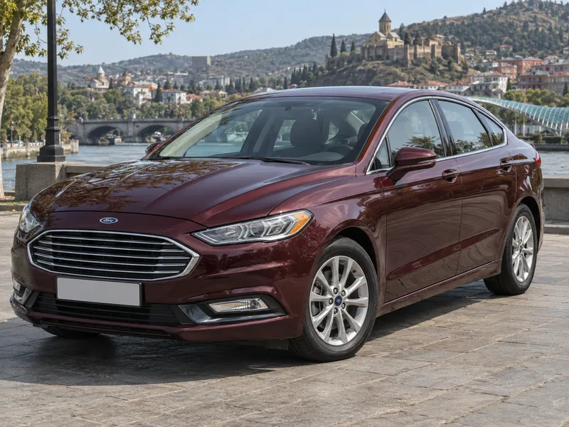 Ford Fusion — вид спереди в три четверти, иллюстрация модели